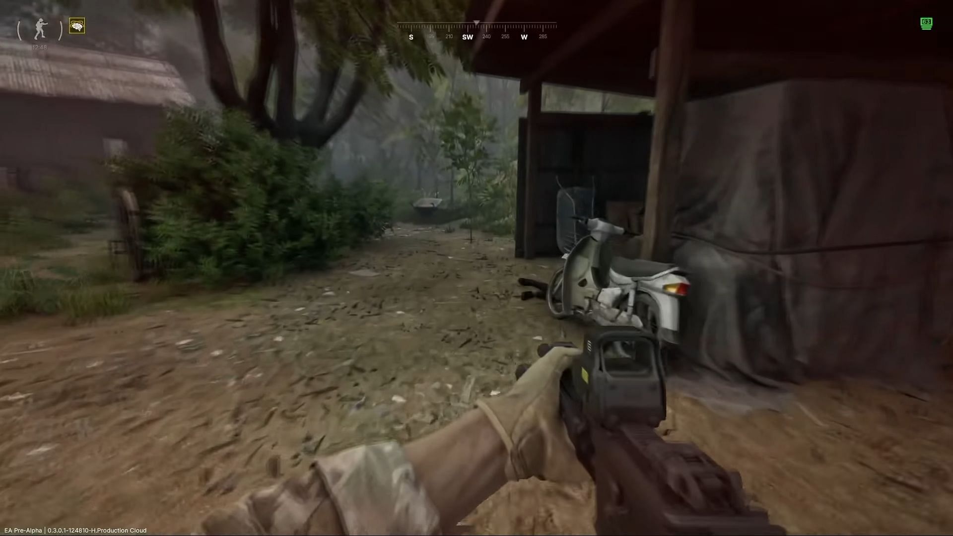 The scooter and the dead body beside it (Image via MADFINGER Games || YouTube/@Jayan_TM)